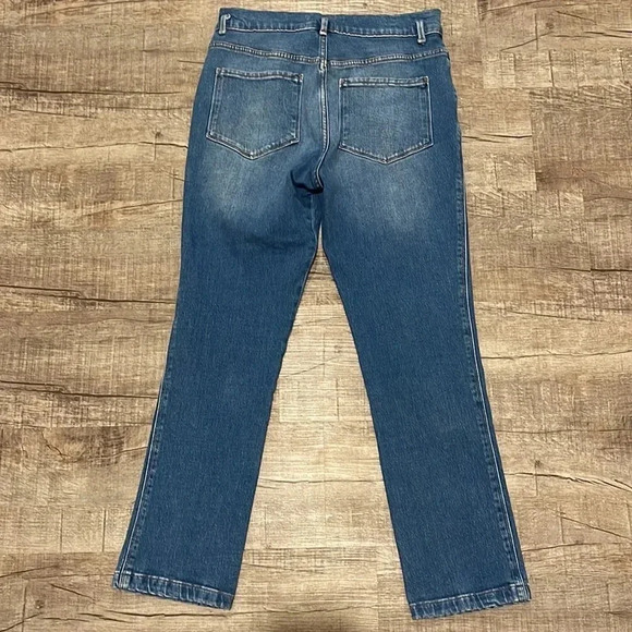 FRAME - Le Slender Straight Leg Jeans Thistle Wash LSLTR969 Women's Size 29 - Picture 8 of 12